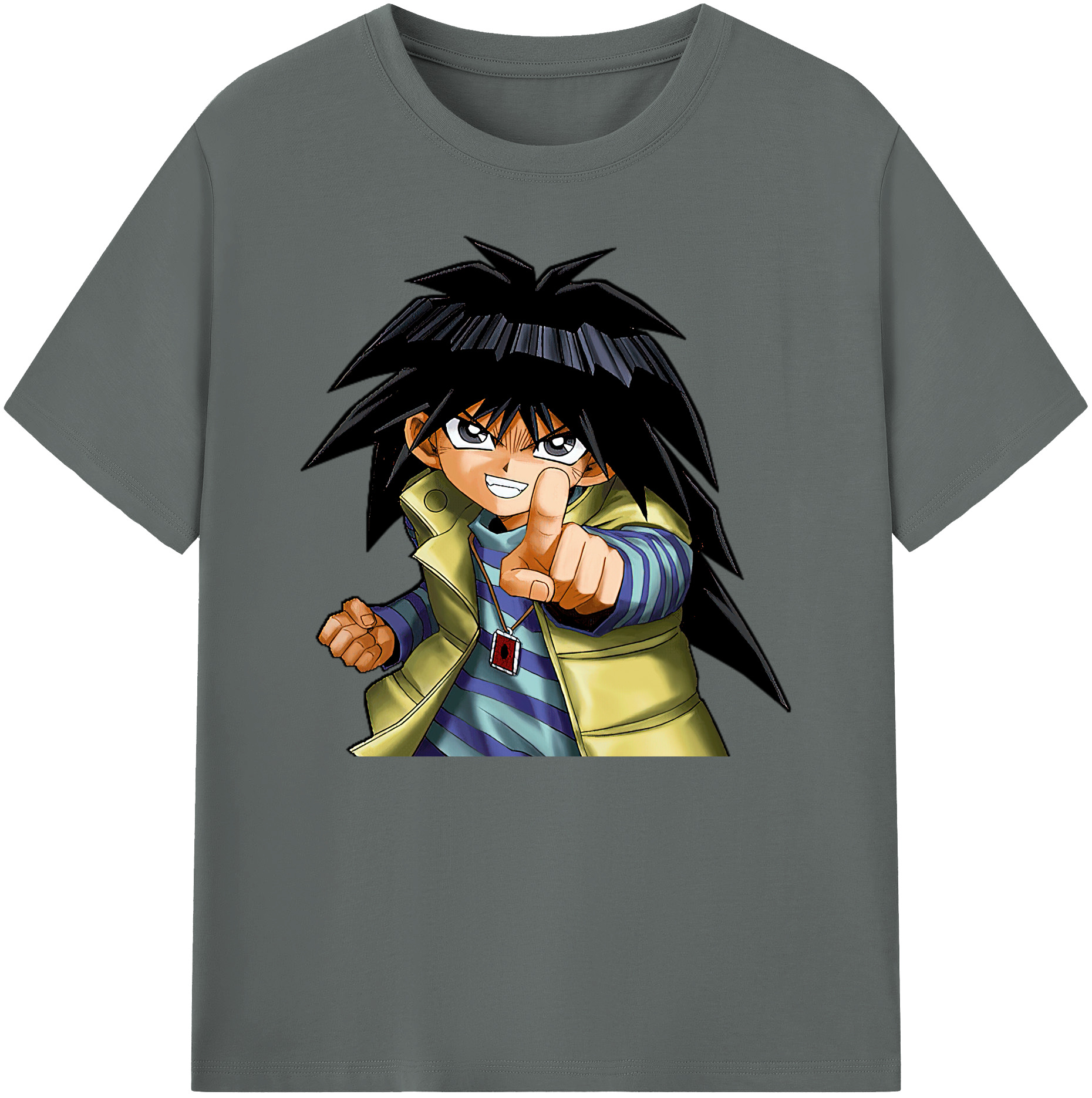（画像用） 遊☆戯☆王 Yu-Gi-Oh! 綿100％ メンズ半袖Tシャツ｜肌触りやわらか＆通気性